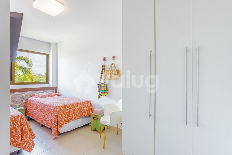 Wonderful apartment 970m from the beach - Praia do Forte