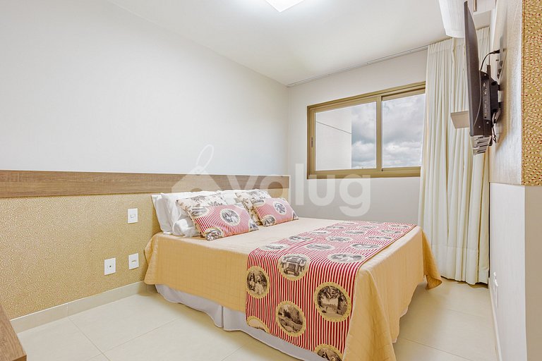 Maravilhoso apartamento 500m da praia - Praia do Forte