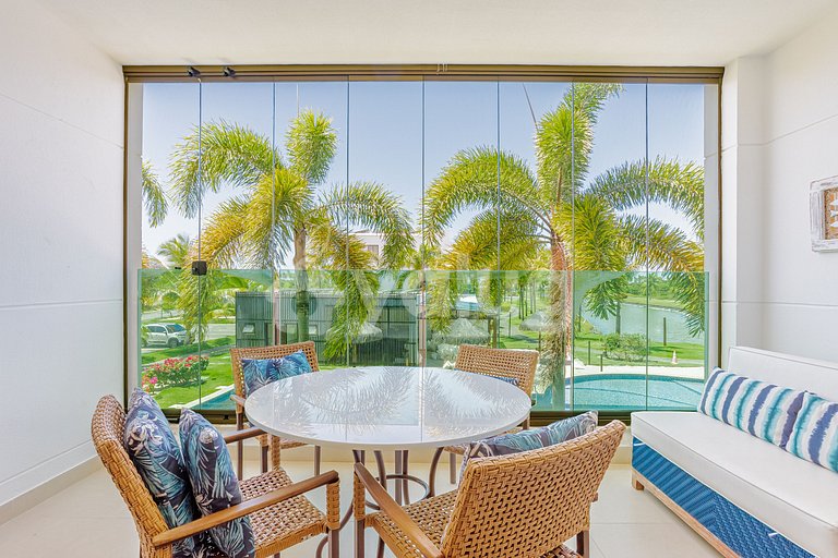 Maravilhoso apartamento 500m da praia - Praia do Forte