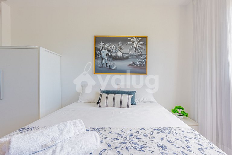 Maravilloso apartamento a 500 m da praia - Praia do Forte
