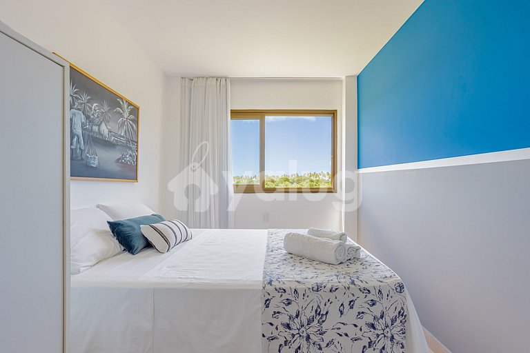 Maravilloso apartamento a 500 m da praia - Praia do Forte
