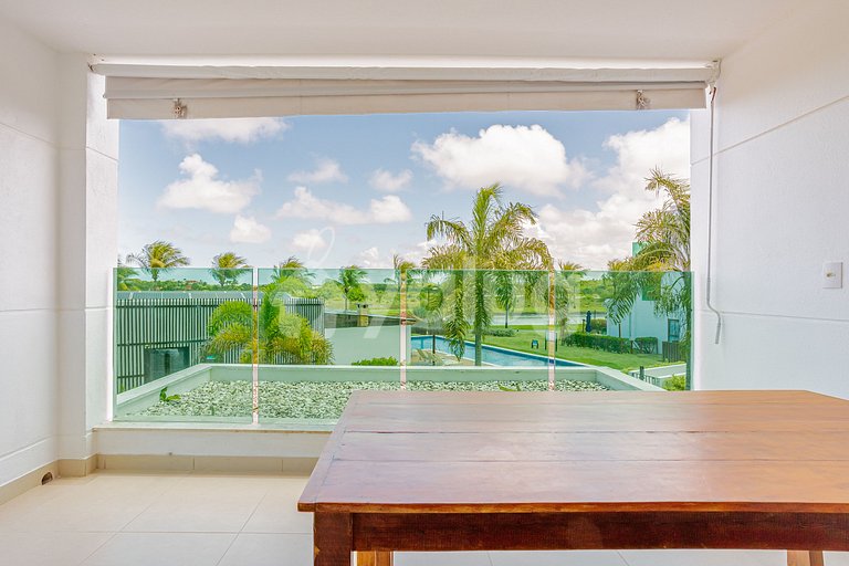 Maravilloso apartamento a 500 m da praia - Praia do Forte