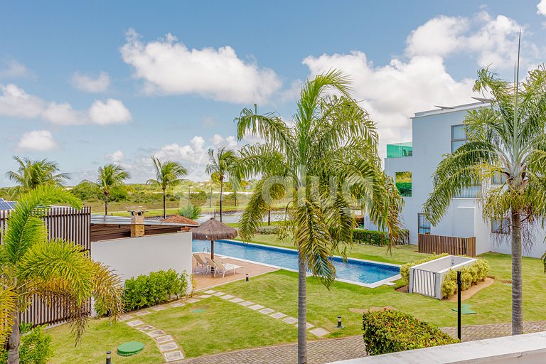 Maravilloso apartamento a 500 m da praia - Praia do Forte