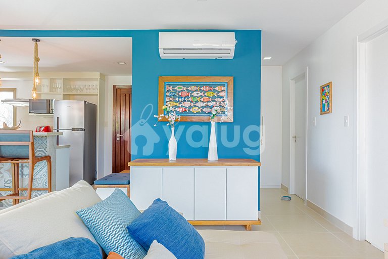Maravilloso apartamento a 500 m da praia - Praia do Forte