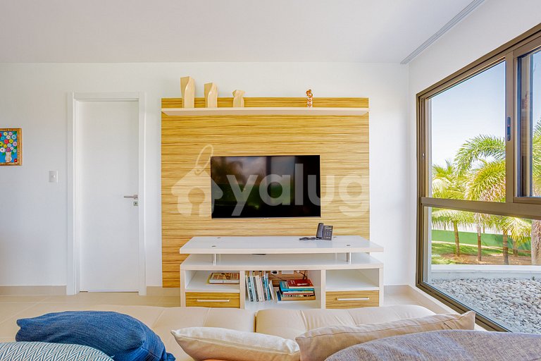 Maravilloso apartamento a 500 m da praia - Praia do Forte