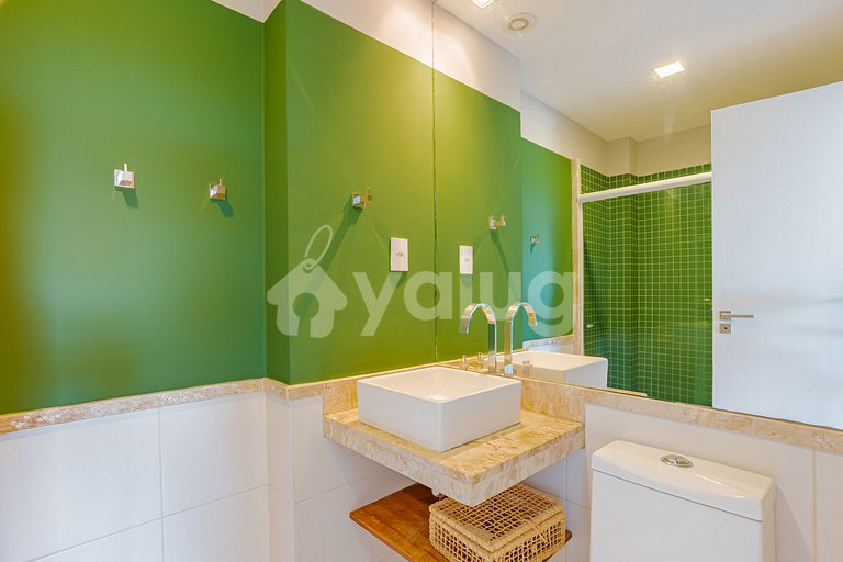 Maravilloso apartamento a 500 m da praia - Praia do Forte