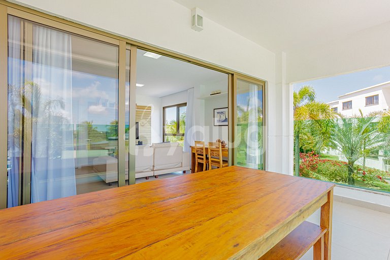 Maravilloso apartamento a 500 m da praia - Praia do Forte