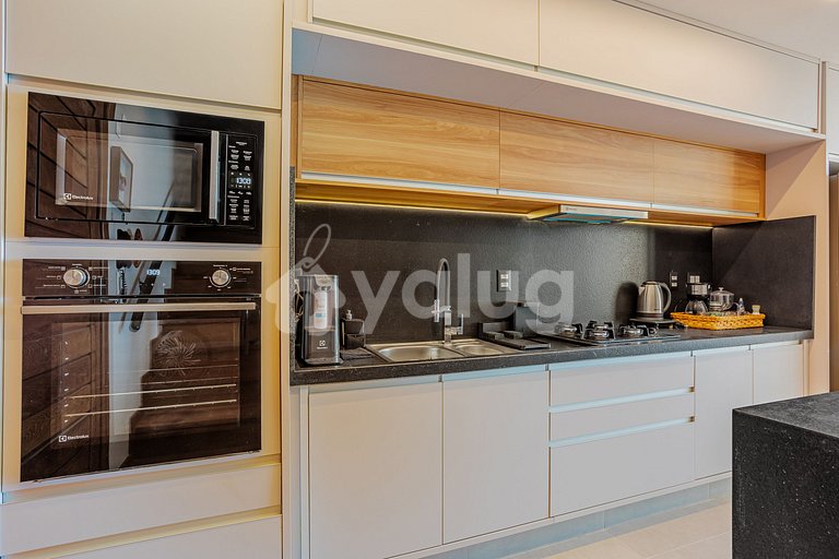 GB127 Apartamento Pé na Areia com Vista Mar - Guarajuba