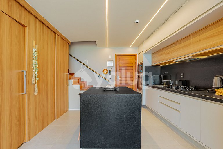 GB127 Apartamento Pé na Areia com Vista Mar - Guarajuba