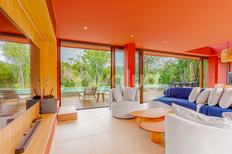 Casa de lujo con jacuzzi y 4 suites - Praia do Forte