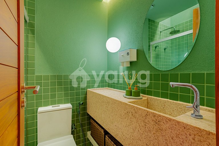 Casa de lujo con jacuzzi y 4 suites - Praia do Forte
