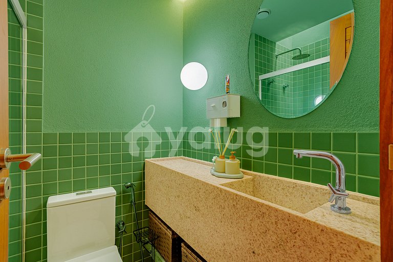 High-End House with Jacuzzi, 4 Suites - Praia do Forte