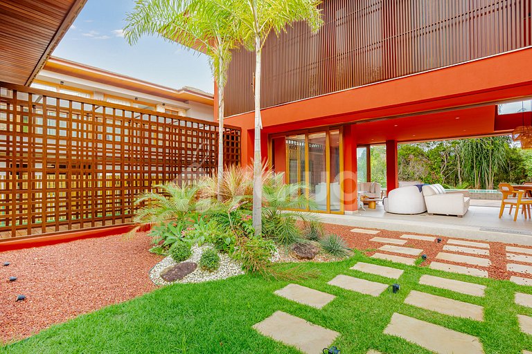 High-End House with Jacuzzi, 4 Suites - Praia do Forte
