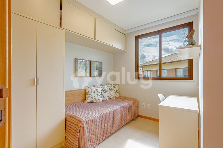 Gran Apartamento Justo en la Arena con 3 Suites - Itacimirim