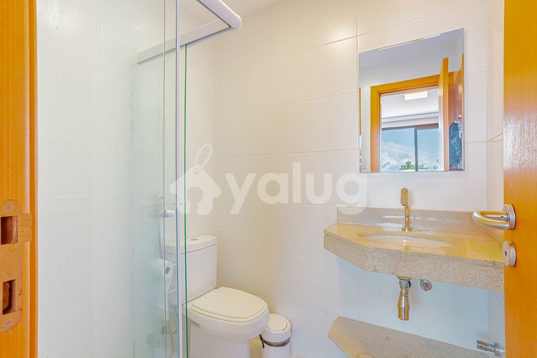 Excelente Apartamento Pé na Areia com 3 suítes - Itacimirim