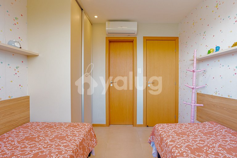 Excelente Apartamento Pé na Areia com 3 suítes - Itacimirim