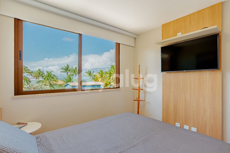 Excelente Apartamento Pé na Areia com 3 suítes - Itacimirim