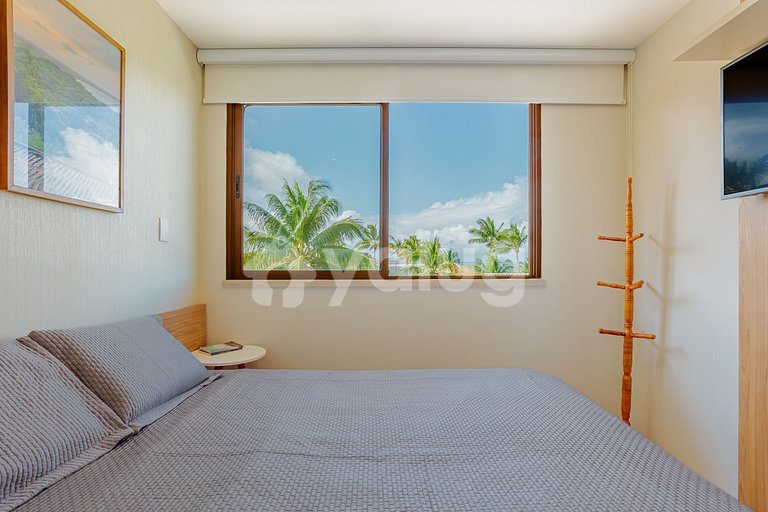 Excelente Apartamento Pé na Areia com 3 suítes - Itacimirim