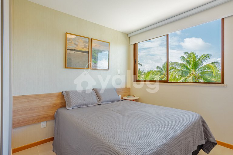 Excelente Apartamento Pé na Areia com 3 suítes - Itacimirim