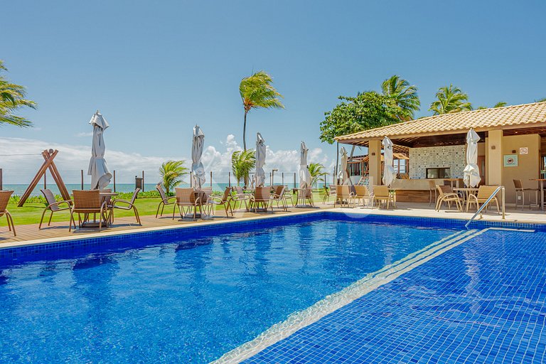 Gran Apartamento Justo en la Arena con 3 Suites - Itacimirim