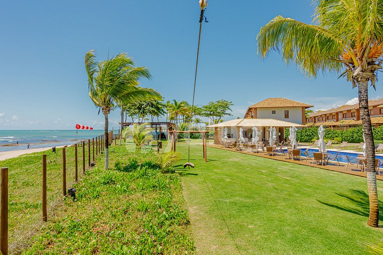 Gran Apartamento Justo en la Arena con 3 Suites - Itacimirim