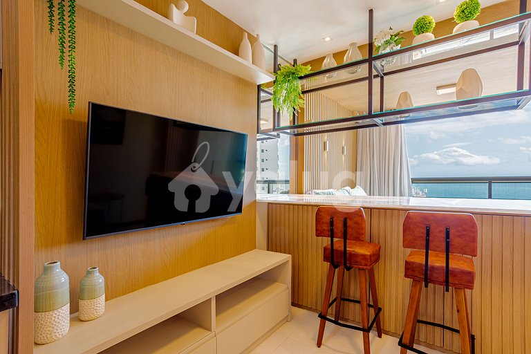 Hermoso estudio a 3 minutos de la playa de Barra