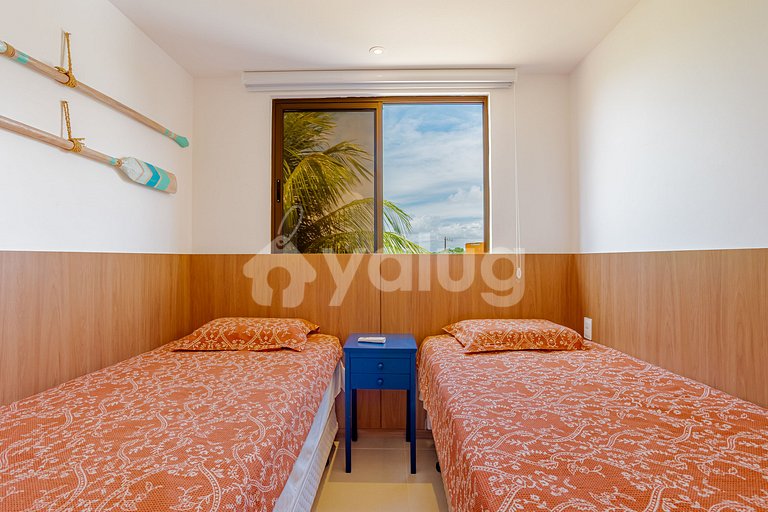 Excellent Beachfront Village with 4 Suites - Itacimirim