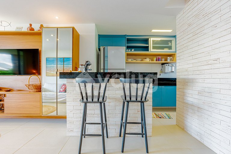 Excelente Villa frente al mar con 4 suites - Itacimirim