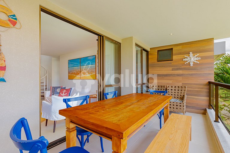 Excelente Villa frente al mar con 4 suites - Itacimirim