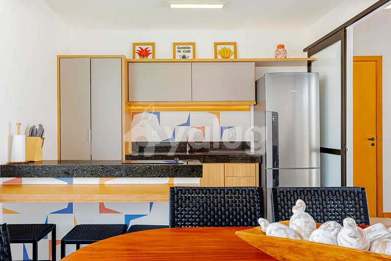 Excellent Beachfront Village with 4 Suites - Itacimirim