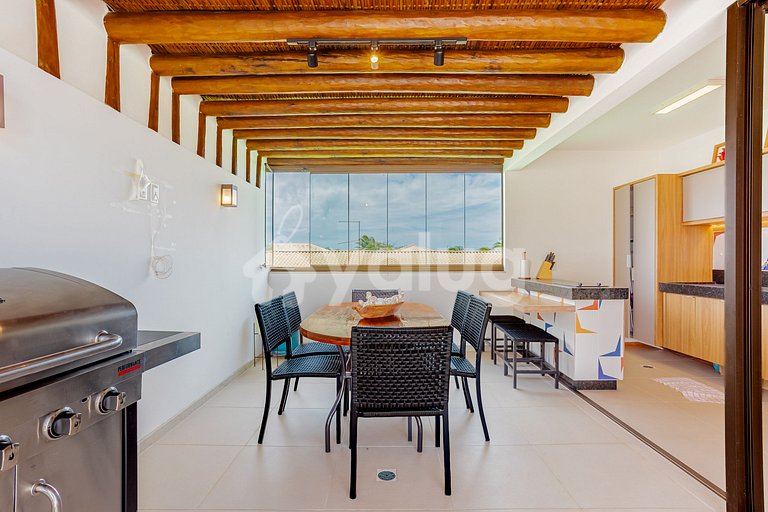 Excellent Beachfront Village with 4 Suites - Itacimirim