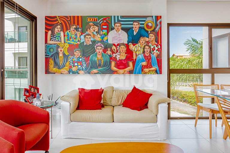 Hermoso apartamento de 3 habitaciones con piscina