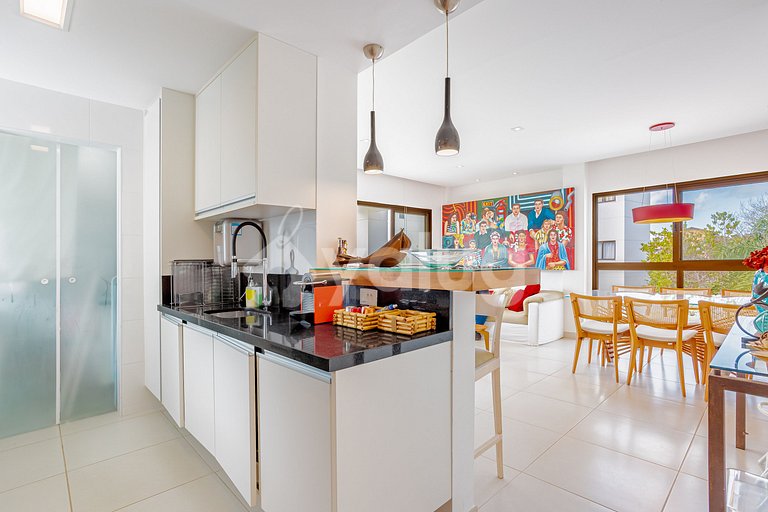 Hermoso apartamento de 3 habitaciones con piscina