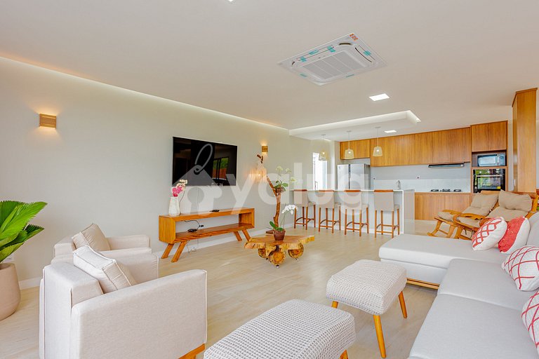 Linda Casa com 7 suítes e Piscina Privada - Praia do Forte