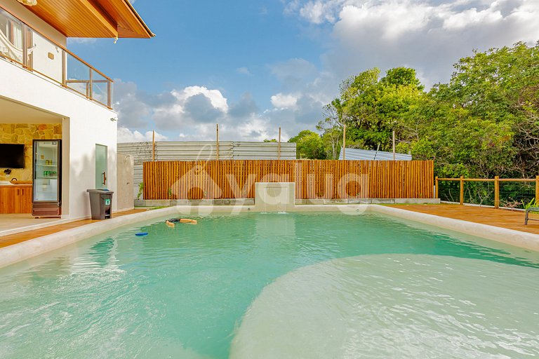 Linda Casa com 7 suítes e Piscina Privada - Praia do Forte