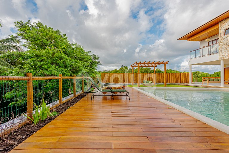 Hermosa casa con 7 suites y piscina privada - Praia do Forte