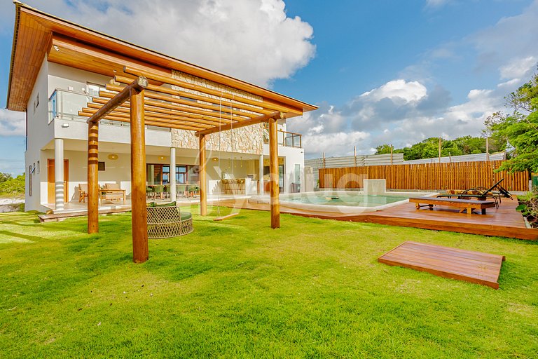 Linda Casa com 7 suítes e Piscina Privada - Praia do Forte