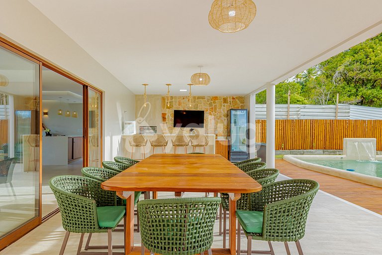 House with 7 Suites and Private Pool - Praia do Forte