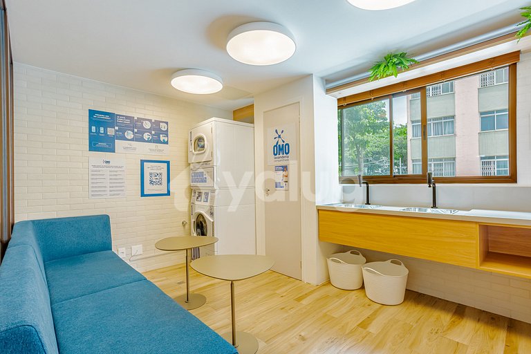 Hermoso estudio a 500m de la playa de Barra