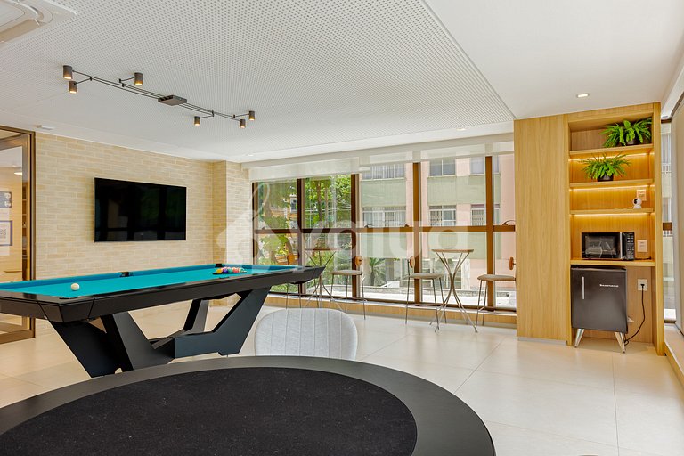 Hermoso estudio a 500m de la playa de Barra