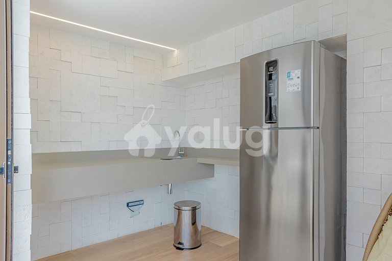 Hermoso estudio a 500m de la playa de Barra