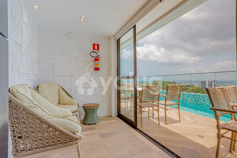 Lindo Studio a 500m da Praia da Barra