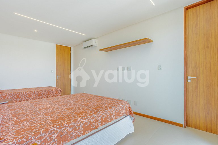 PF122 Casa Alto Padrão 4 Suítes Praia Bella - Praia do Forte