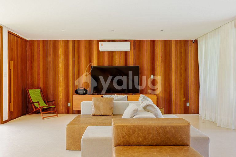 PF122 Casa Alto Padrão 4 Suítes Praia Bella - Praia do Forte