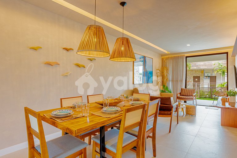 Excelente Pueblo 4/4 en Guarajuba