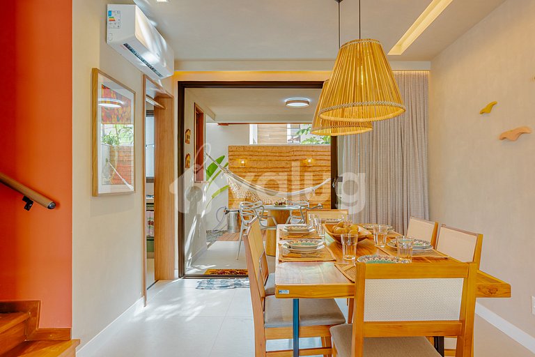 Excelente Pueblo 4/4 en Guarajuba