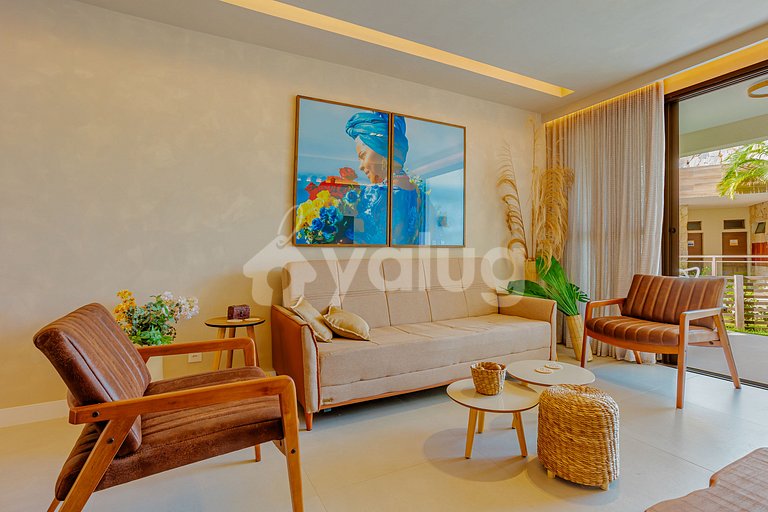 Excelente Pueblo 4/4 en Guarajuba