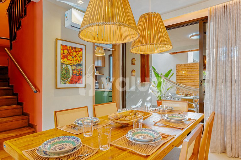 Excelente Pueblo 4/4 en Guarajuba