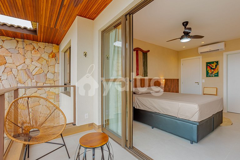 Excelente Pueblo 4/4 en Guarajuba