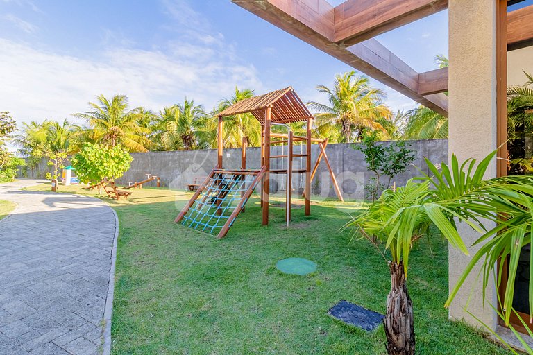 Maravilhoso Duplex com 4 Quartos, Pé Na Areia - Itacimirim